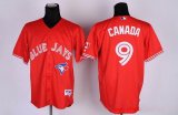 mlb toronto blue jays 9 canada red jerseys