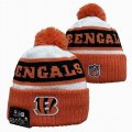 2024 Cincinnati Bengals orange black white NFL Sports Cuffed Knit Hats