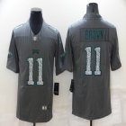 Philadelphia Eagles #11 Carson A.J. Brown gray Color Rush Limited Jersey -BD