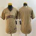 Youth San Diego Padres Blank beige majestic baseball jerseys