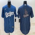 Los Angeles Dodgers blank blue red majestic baseball Jerseys-BD 05 06