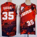 Phoenix Suns #35 Kevin Durant orange throwback nba jersey-CY