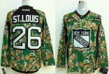 Reebok New York Rangers Martin St. Louis 26# green camo hockey jerseys