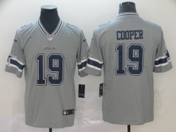 Nike Cowboys #19 Amari Cooper Gray Color Rush Limited Jersey Inverted version