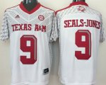 Texas A&M Aggies Ricky Seals-Jones 9 College Football Authentic Techfit Jerseys - white