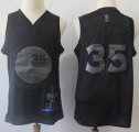 Golden State Warriors #35 Kevin Durant Black basketball jersey Honor Edition-S8