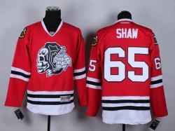 Chicago Blackhawks Andrew Shaw 65# red new Ice hockey Jerseys(2)