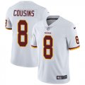 Washington Redskins #8 Kirk Cousins Nike white Color Rush Limited Jersey