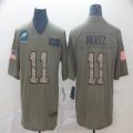 Philadelphia Eagles #11 Carson Wentz Nike Camo 2019 Salute to Service Limited Jersey-BD