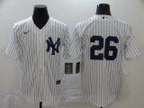 Nike New York Yankees #26 DJ LeMahieu White majestic baseball Jersey 01