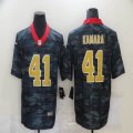 Nike New Orleans Saints #41 Alvin Kamara black camo Color Rush Limited Jersey-BD