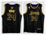 Los Angeles Lakers #24 Kobe Bryant black NBA basketball jersey 2020 Final Edition champion-HL