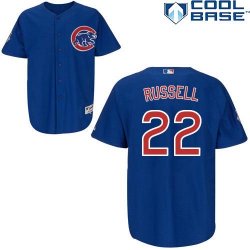 Chicago Cubs #22 Addison Russell Blue mlb baseball jersey