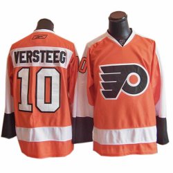 Kris Versteeg Jersey 10 Orange Philadelphia Flyers Jersey