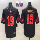 Nike 49ers #19 Deebo Samuel black red gold Color Rush Limited Jersey