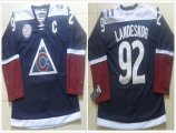 New Colorado Avalanche #92 Gabriel Landeskog blue NHL Jerseys