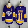 Adidas Los Angeles Kings #11 Anze Kopitar purple hockey jersey-FH