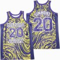 BEN SIMMONS #20 MARBLE ALTERNATE BASKETBALL JERSE-SG