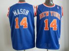 New York Knicks #14 Mason Blue NBA Throwback Jerseys