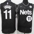 Nike logo Brooklyn Nets #11 Kyrie Irving Black NBA Jerseys Bonus Edition -XD