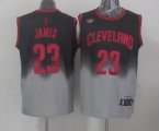 2015 Cleveland Cavaliers LeBron James 23# gary black fashion Swingman nba jerseys