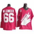 Lemieux Winter Olympics Jersey 66 Red Olympic Team Canada Jersey