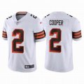 Nike Cleveland Browns #2 Amari Cooper white throwback Color Rush Limited Jersey-WF