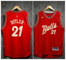 Chicago Bulls Jimmy Butler #21 red 2016 NBA Christmas Jerseys