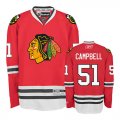 NHL Chicago Blackhawks #51 Brian Campbell Red Jersey