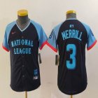 Youth National League #3 Jackson Merrill Nike Navy 2024 MLB All-Star Game Limited Jersey