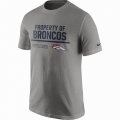 Men's Denver Broncos Nike Heathered Gray Property Of T-Shirt