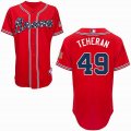 2014 Atlanta Braves TEHERAN 49 red MLB jerseys