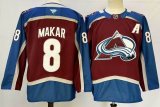 Colorado Avalanche #8 Cale Makar red blue nhl hockey jerseys-PD