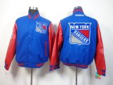 New York Rangers blue hockey Stitched Jackets