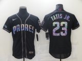 Nike San Diego Padres #23 Fernando Tatis Jr black camo Flexbase Authentic Collection Jersey