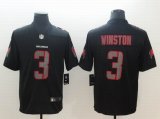 Nike Seattle Seahawks 3 Wilson black Color Rush Limited Jersey-BD