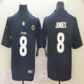 New York Giants #8 Daniel Jones dark blue Color Rush Limited Jerseys-city version