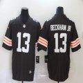 Cleveland Browns #13 Odell Beckham Jr Brown Nike Color Rush Limited Jersey