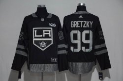 Los Angeles Kings 99 Wayne Gretzky black 2017 Centennial Classic Premier Player Jerseys