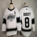 Adidas Los Angeles Kings #8 Drew Doughty white hockey jersey with A patch