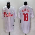 Nike Philadelphia Phillies #16 Brandon Marsh white majestic baseball jerseys