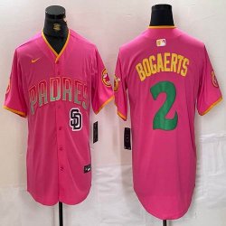 Nike San Diego Padres #2 Xander Bogaerts pink MLB Baseball jerseys