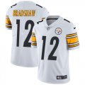 Pittsburgh Steelers Bradshaw #12 Nike white Color Rush Limited Jersey