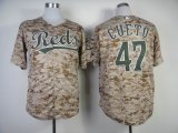 Cincinnati Reds #47 Johnny Cueto camo MLB Jerseys