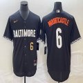 Nike Baltimore Orioles #6 Ryan Mountcastle black majestic baseball jersey city version-BD