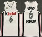 National Team #6 Manu Ginobili white Basketball Jerseys-LC