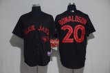 2017 Toronto blue jays #20 Josh Donaldson black majestic baseball jersey