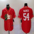 Nike San Francisco 49ers #54 Fred Warner red Mexico baseball jerseys Joint name-BD