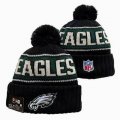 2024 Philadelphia Eagles black green NFL Sports Cuffed Knit Hats