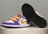 Women 2023 Air Jordan 1 basketball Shoes purple white black